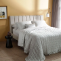 Colcha de Cama Petit Pois Bege Queen Buddemeyer Luxus