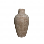 Vaso em Cerâmica Marrom