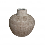 Vaso em Cerâmica Marrom