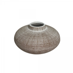 Vaso em Cerâmica Marrom