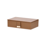 Caixa PU Caramelo P