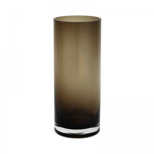 Vaso Fumê Cilindro G