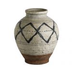 Vaso Berbere ZigZag em Cerâmica