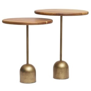 Mesa de Apoio em madeira e metal M