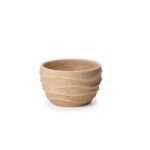 Cachepot vaso cimento ondas P