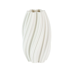Vaso Orgânico Branco Cerâmica