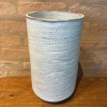 Vaso em cerâmica branco G